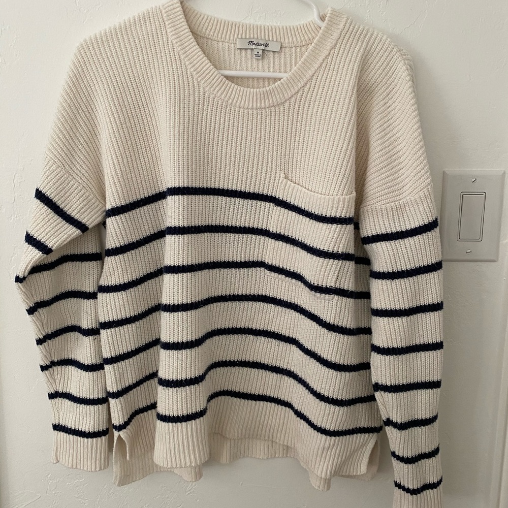Madewell Stripe Sweater Size Medium